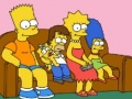 Žaidimas Simpsonų dėlionė internete
