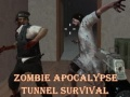 Žaidimas Išgyvenimas zombių apokalipsės tunelyje internete