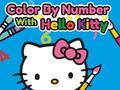 Žaidimas Spalvinkite Pagal Numerius su Hello Kitty internete