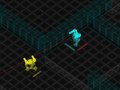 Žaidimas Lazeriniai robotai.io internete