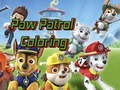Žaidimas Paw Patrol Spalvinimas internete