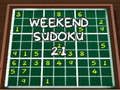 Žaidimas Savaitgalio Sudoku 21 internete