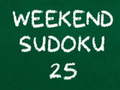 Žaidimas Savaitgalio Sudoku 25 internete