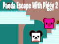 Žaidimas Panda pabėgimas su Piggy 2 internete