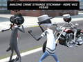 Žaidimas Neįtikėtinas nusikaltimas: Keistas stickman virvė Vice Vegas internete