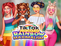 Žaidimas TikTok Vaivorykštė internete