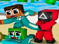 Žaidimas Kalmarų žaidimas Minecraftui internete