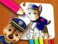 Žaidimas PAW Patrol Spalvinimo Knyga internete