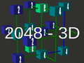 Žaidimas 2048 - 3D internete