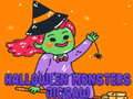 Žaidimas Helovino Monsterių Dėlionė internete