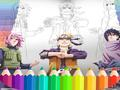 Žaidimas Naruto Shippuden Spalvinimo knyga internete
