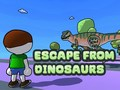 Žaidimas Pabėgimas nuo dinozaurų internete