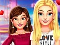 Žaidimas BFFs Vidurinė Mokykla Pirmasis Pasimatymas Išvaizda internete