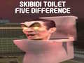 Žaidimas Skibidi Tualetas Penkios Diferencijos internete