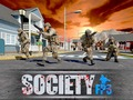 Žaidimas Visuomenė FPS internete
