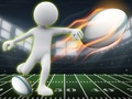 Žaidimas Stickman Rugbio Bėgimas ir Kicks internete