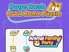 Žaidimas Doge Rush: Nupiešk Namų Dėlionę internete