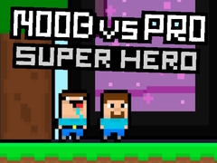 Žaidimas Noob vs Pro Superherojus internete