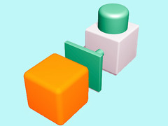 Žaidimas Stumti tai 3D internete