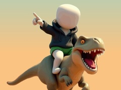 Žaidimas Stickman. Dinosauro Arena internete
