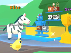 Žaidimas Roblox: Augintinių lenktynių spustelėtojas internete
