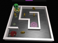Žaidimas 3D Labirintas ir Robotas internete