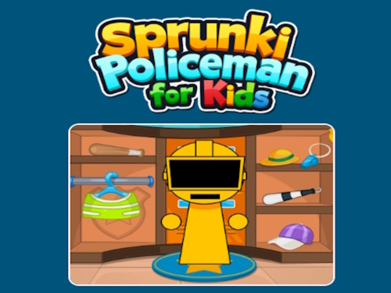 Žaidimas „Sprunki“ policininkas vaikams internete