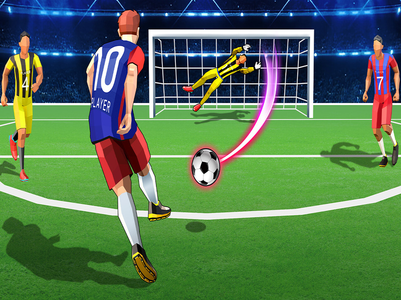 Žaidimas Futbolo skubėjimas 3D internete