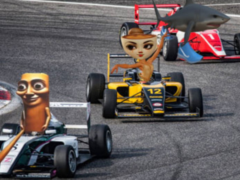 Žaidimas „Brainrot Tung Tung Racing“ internete