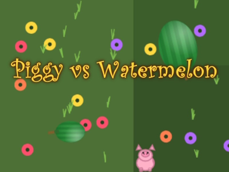 Žaidimas Piggy vs arbūzas internete