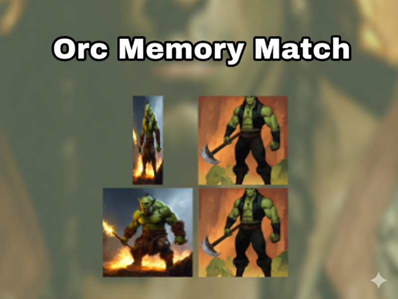 Žaidimas ORC atminties atitiktis internete