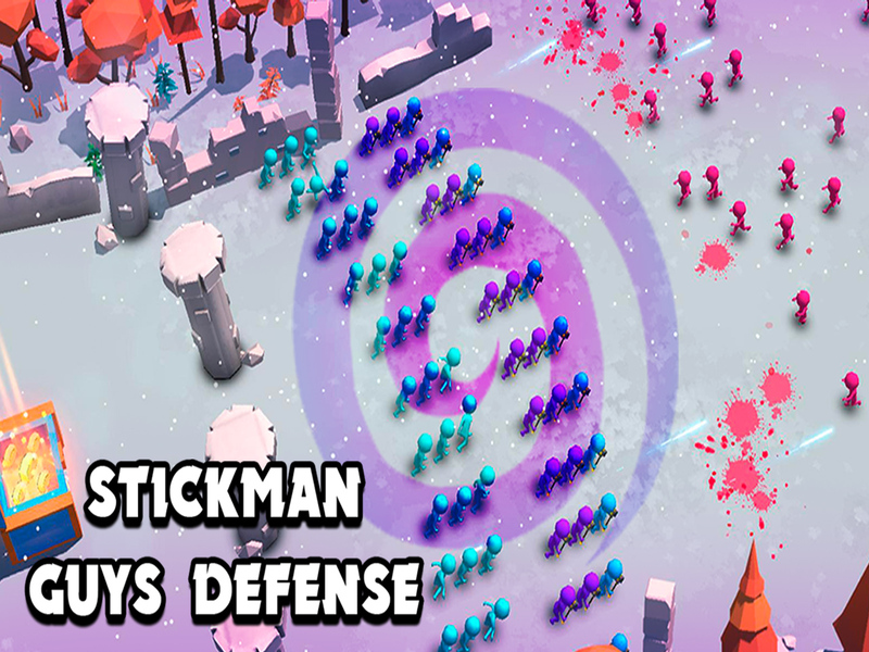 Žaidimas „Stickman“ vaikinų gynyba internete