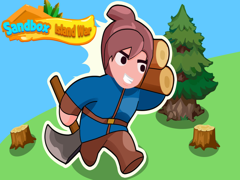 Žaidimas Sandbox salos karas internete