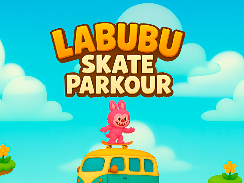 Žaidimas „Labubu Skate parkour“ internete