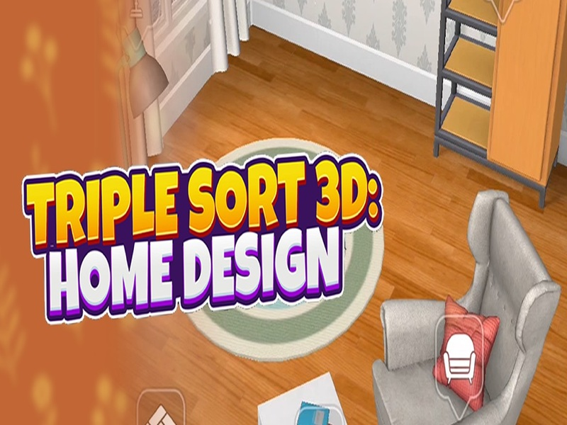 Žaidimas Trigubo rūšiavimo 3D namų dizainas internete