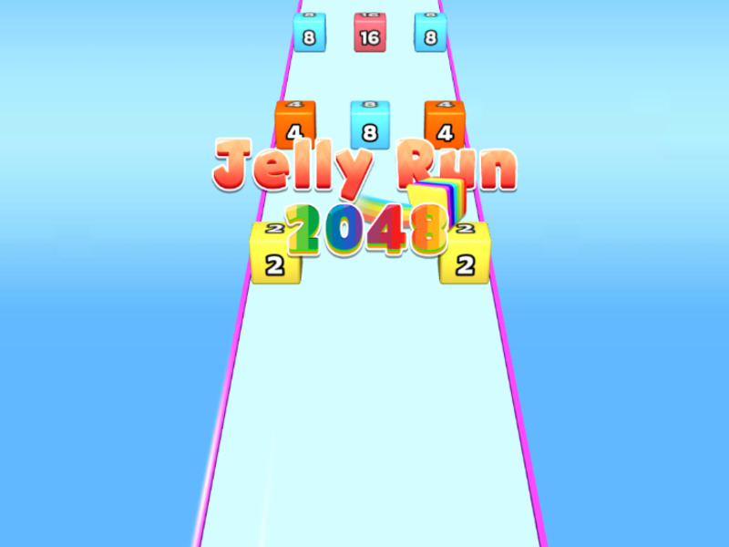 Žaidimas Jelly Run 2048 internete