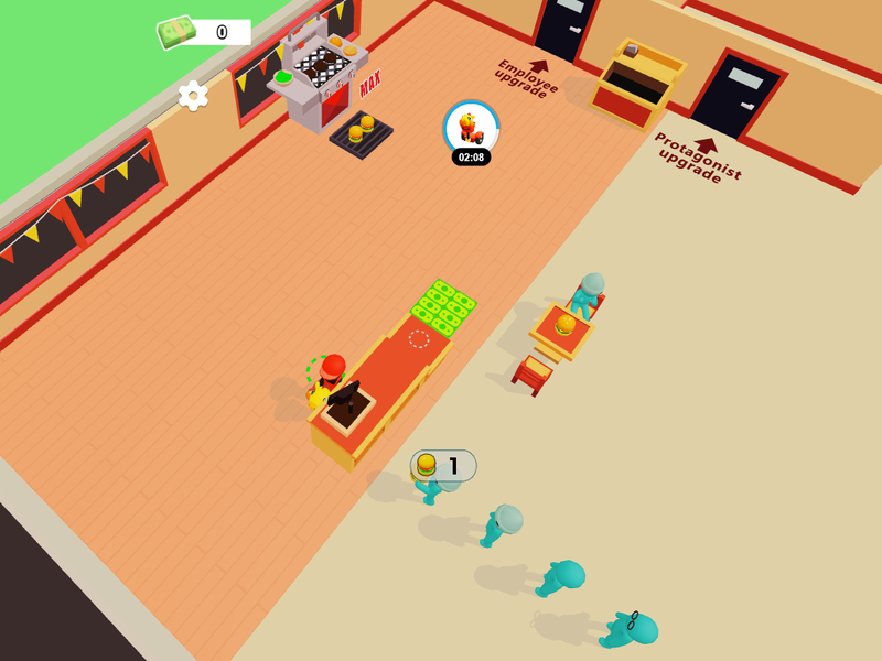 Žaidimas „Burger Tycoon“ internete
