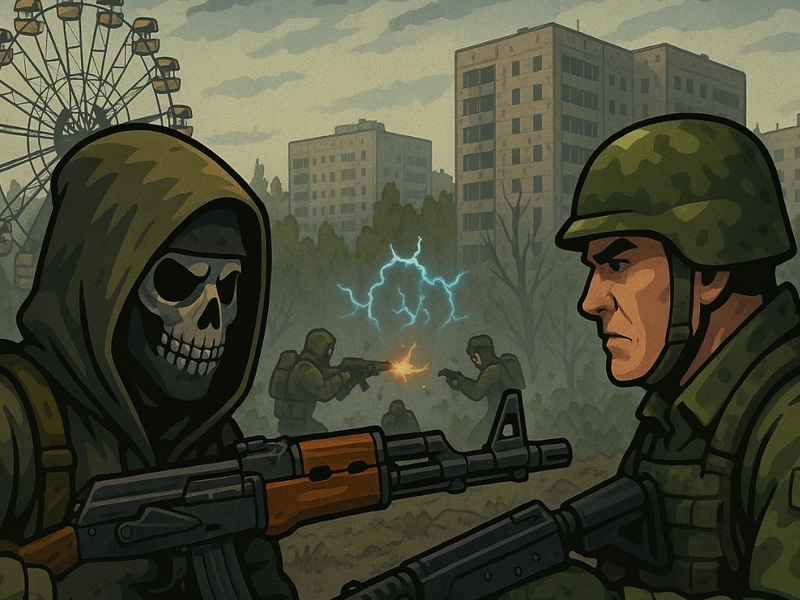 Žaidimas Stalkerio streikas internete