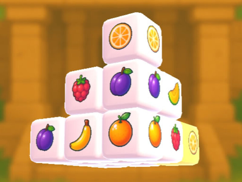 Žaidimas Mahjong vaisius 3d internete