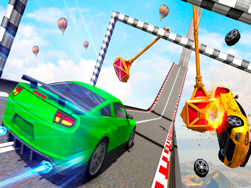 Žaidimas „Mega Ramp“ automobilis internete