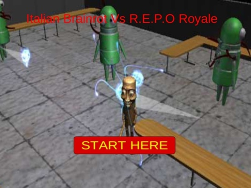 Žaidimas Italijos „Brainrot“ vs R. E. P. O Royale internete