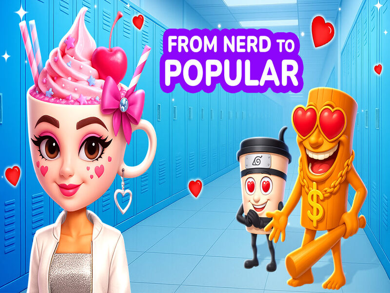 Žaidimas Nuo nerd iki populiarios balerinos cappuccina internete