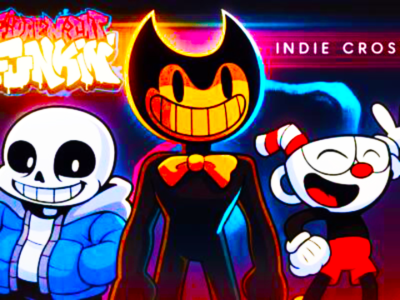 Žaidimas Fnf vs indie cross internete