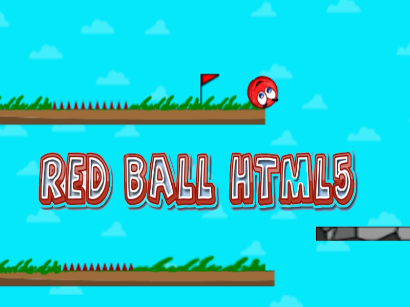 Žaidimas Raudonas rutulys HTML5 internete