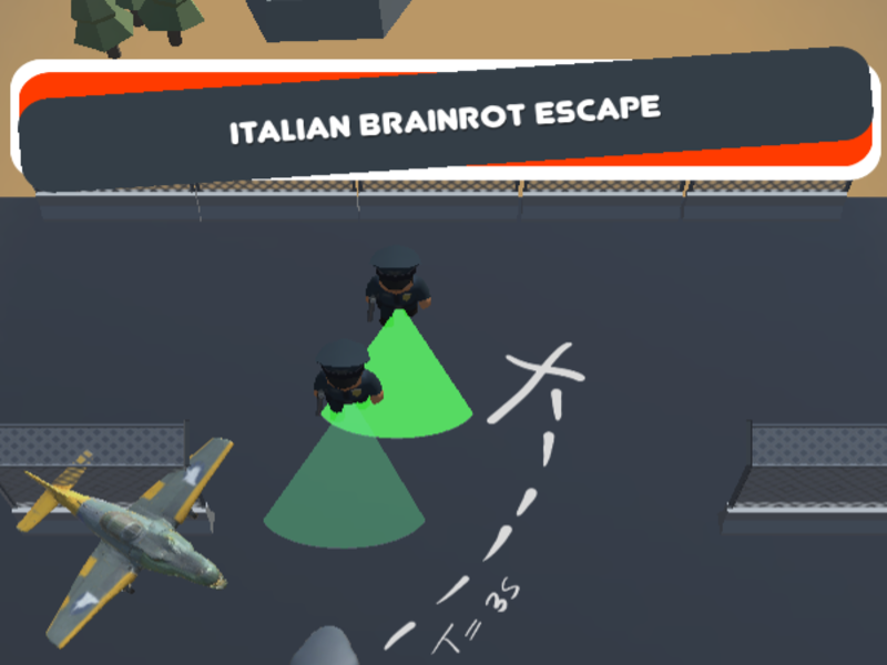Žaidimas Italijos „Brainrot Escape“ internete