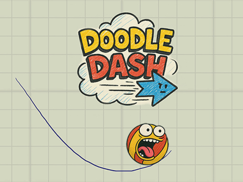 Žaidimas Doodle brūkšnys internete