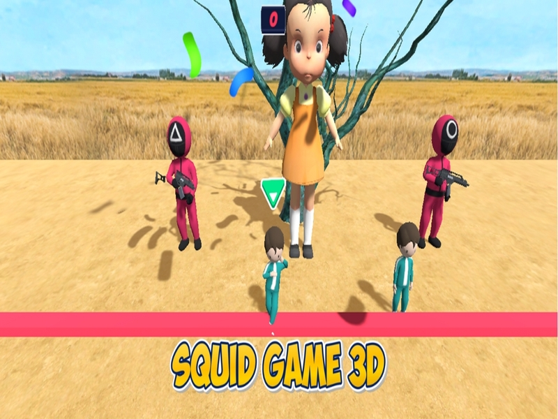 Žaidimas Kalmarų žaidimas 3D internete
