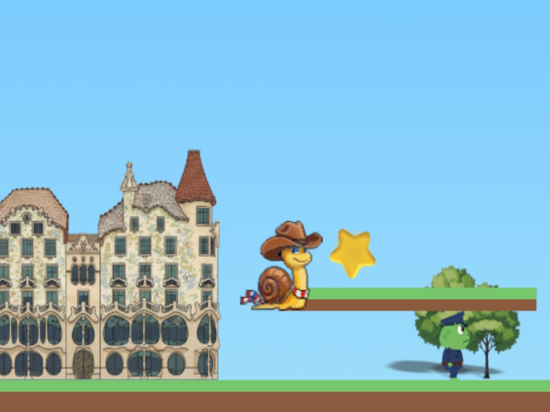 Žaidimas „Snaily Braver Europe Adventure“ internete