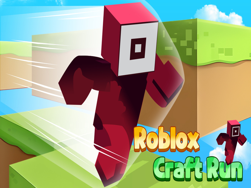 Žaidimas „Roblox Craft Run“ internete